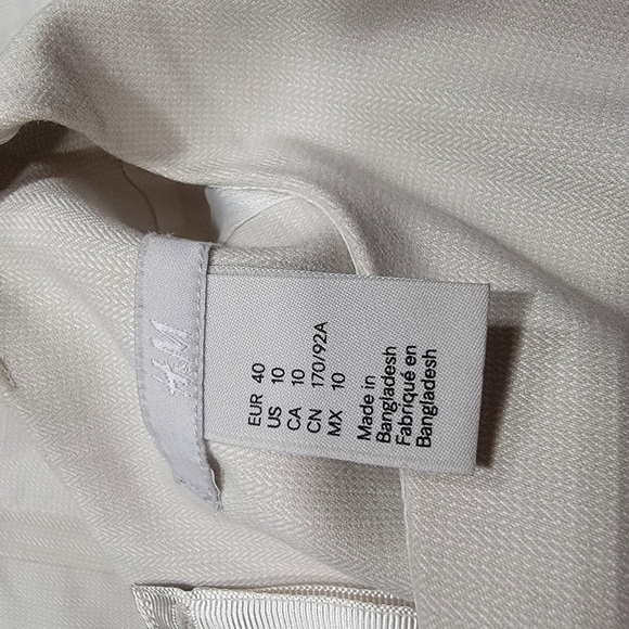 H&M Size 10 Light Greige Sleeveless A-Line Dress, Lined. Gently Used Condition - Picture 10 of 12